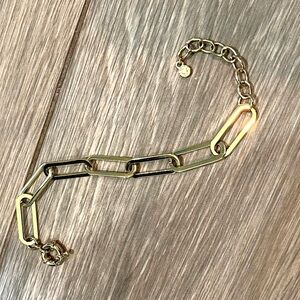 Classic Chunky Gold Chain Bracelet